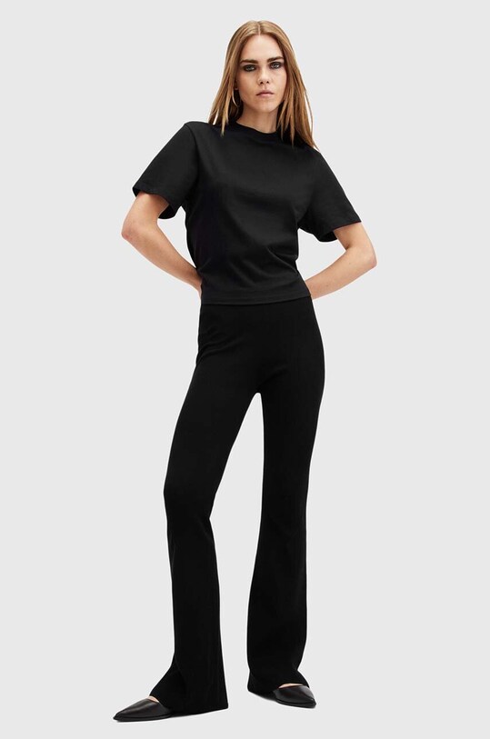 AllSaints tricou din bumbac HOLLI negru W187JB