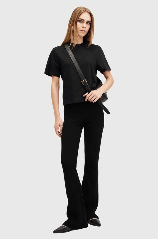 AllSaints tricou din bumbac HOLLI W187JB negru