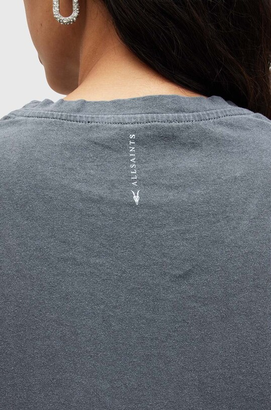 AllSaints t-shirt bawełniany ANNA szary W191JB