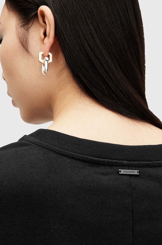 Oblečení Bavlněné tričko AllSaints ONYX TWIST W193JB černá