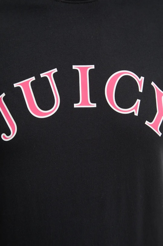 Хлопковая футболка Juicy Couture GIRLFRIEND TEE JCSCT224414.101 чёрный