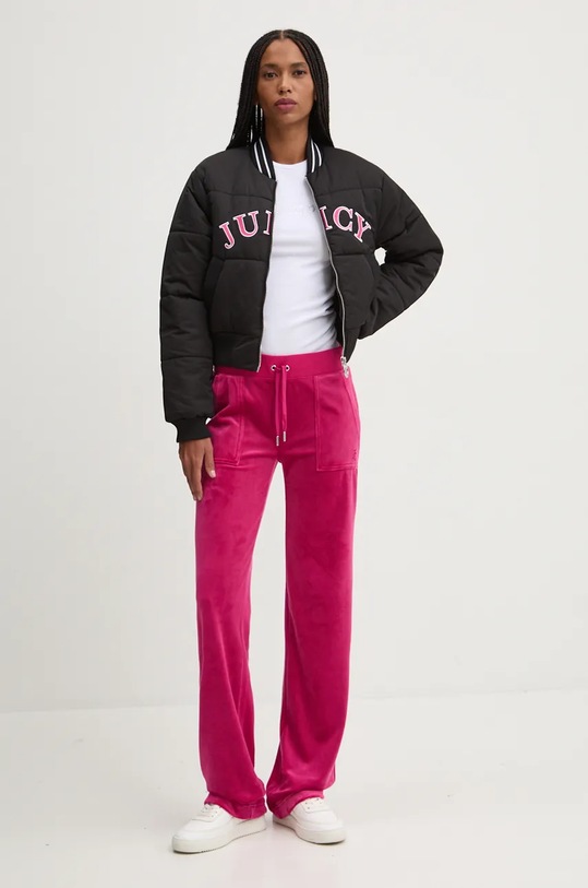 Juicy Couture t-shirt DOT RUCHED TEE JCWCT24311.117 biały SS25