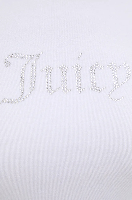 Juicy Couture t-shirt DOT RUCHED TEE JCWCT24311.117 biały