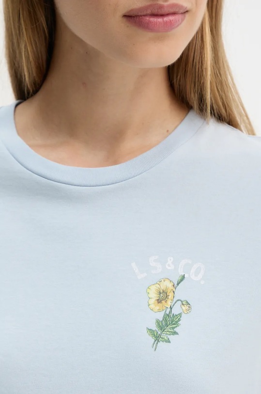 Bavlněné tričko Levi's 17369.2818 modrá