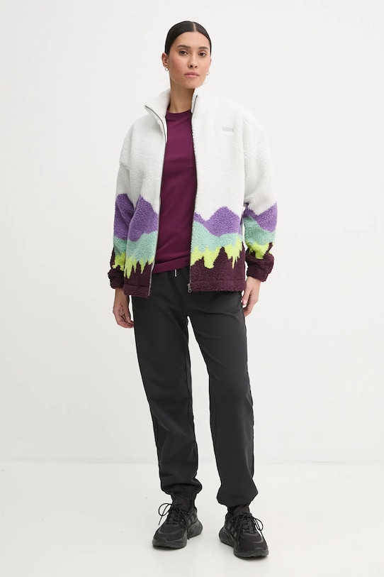 Bombažna kratka majica Picture Kiarra Pocket WTS0581 bordo AW24