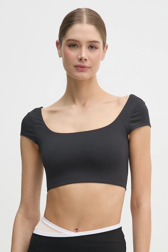 Футболка для тренинга P.E Nation Magnitude slim чёрный 244C216