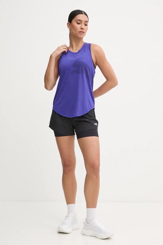 Топ за трениране Puma Train All Day 523803 виолетов AW24