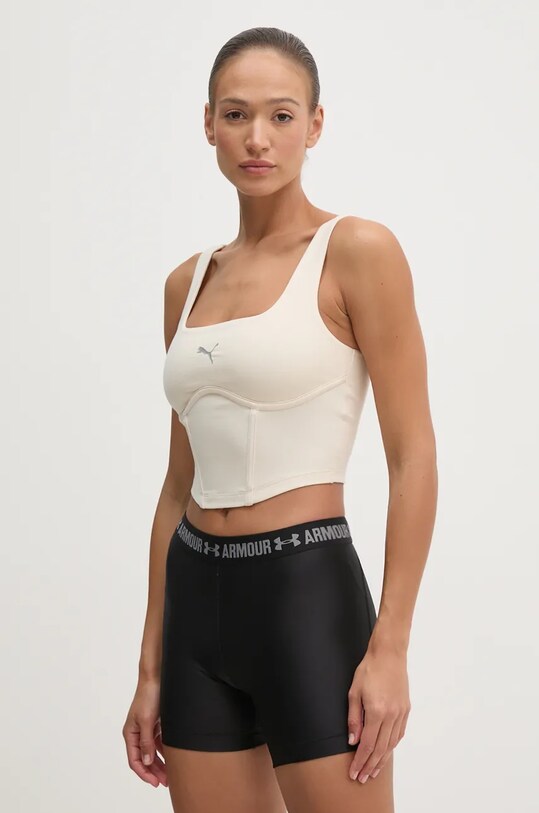 Топ Puma Dare To бежевый 626804