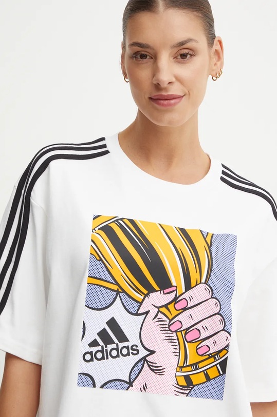 adidas tricou din bumbac alb IW2744