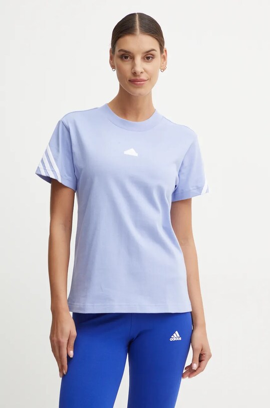adidas tricou din bumbac Future Icons albastru IW5265