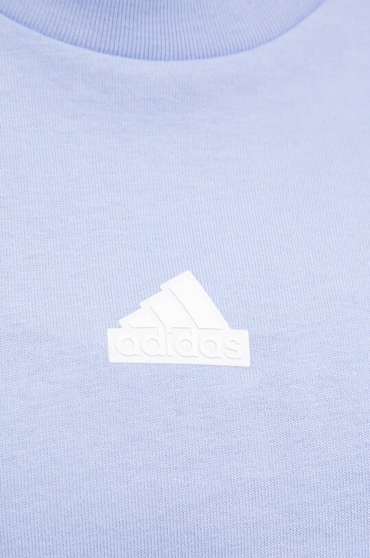 Хлопковая футболка adidas Future Icons IW5265 голубой