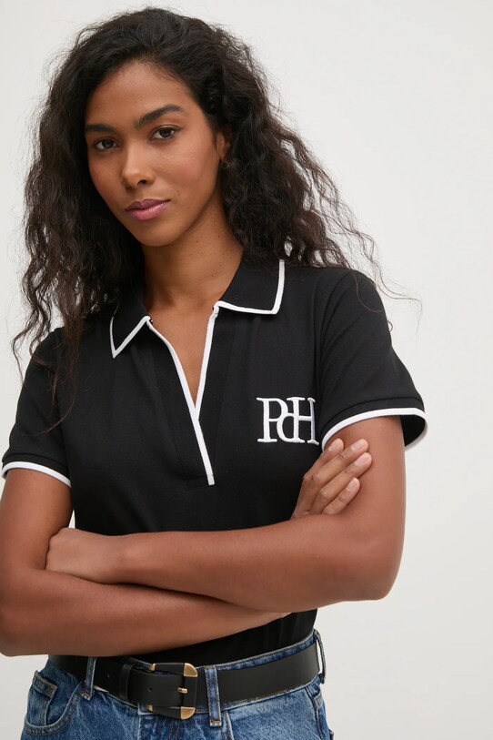 Pedro del Hierro polo czarny 4538932