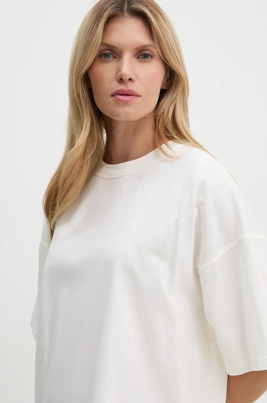 Nanushka t-shirt bawełniany WREN biały NU24CRSH00400