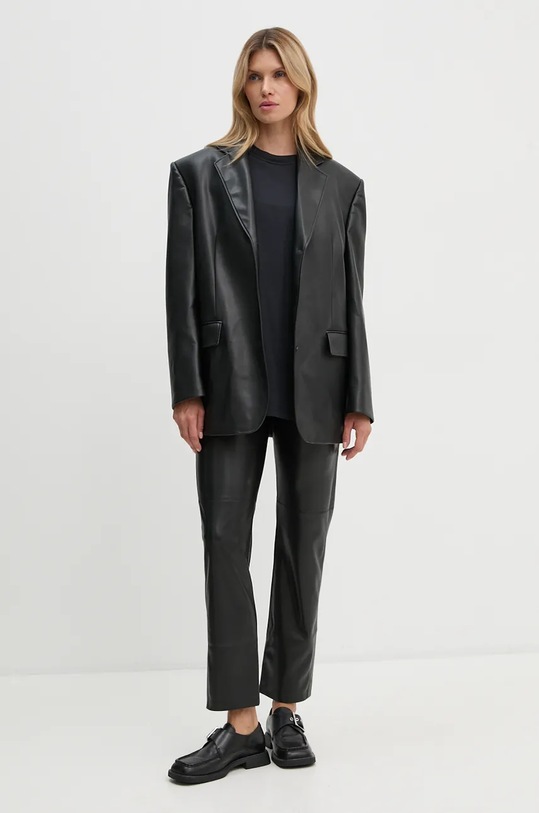 Nanushka t-shirt bawełniany WREN NU24CRSH00499 czarny AW24