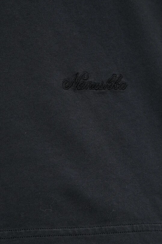 Бавовняна футболка Nanushka KACPER NU24PFSH03899 чорний