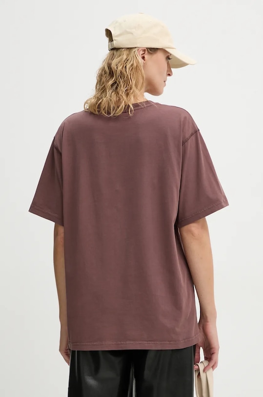 Odjeća Pamučna majica Nanushka REECE NU24PFSH03578 smeđa