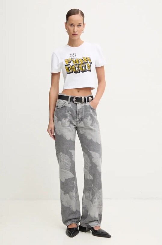 Fiorucci t-shirt W01FMTSH094CJ03WH01 white AW24