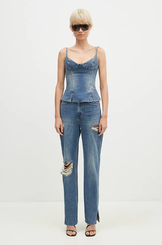 Traper bluza KSUBI Athena Bustier Aged WFA24FT001 plava