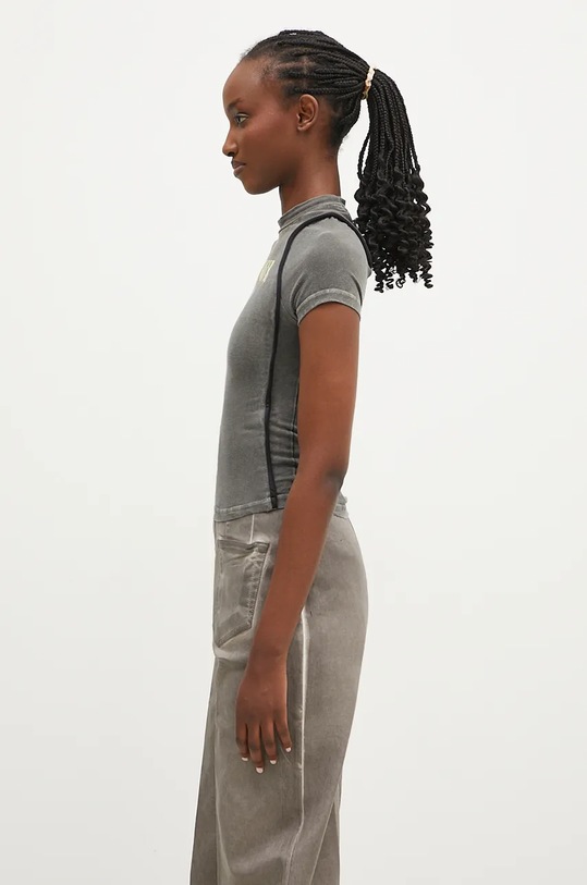 Ottolinger t-shirt Deconstructed Fitted T-Shirt 2215013511 grigio AW24