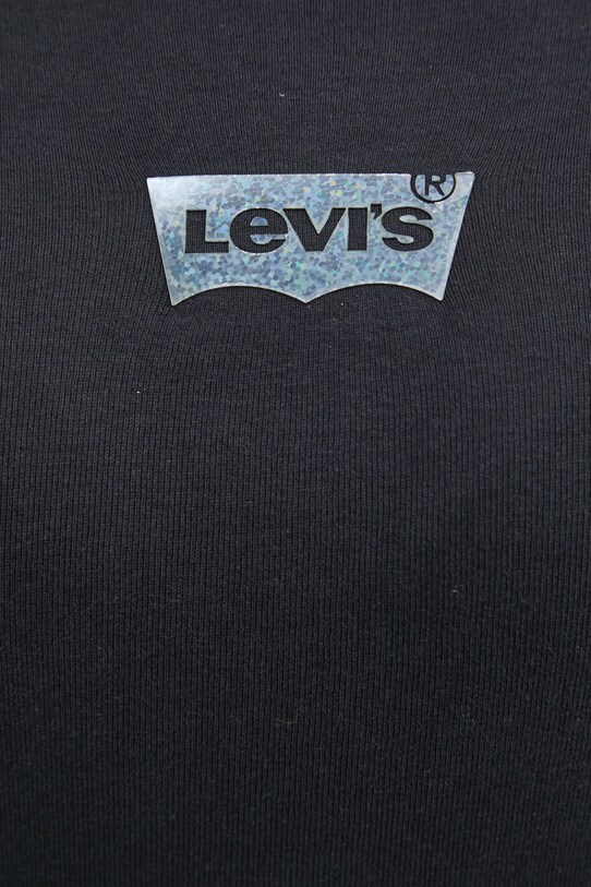 Levi's longsleeve din bumbac negru A8796