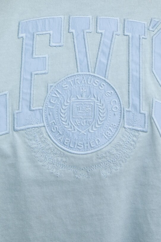Levi's longsleeve din bumbac A9418 albastru