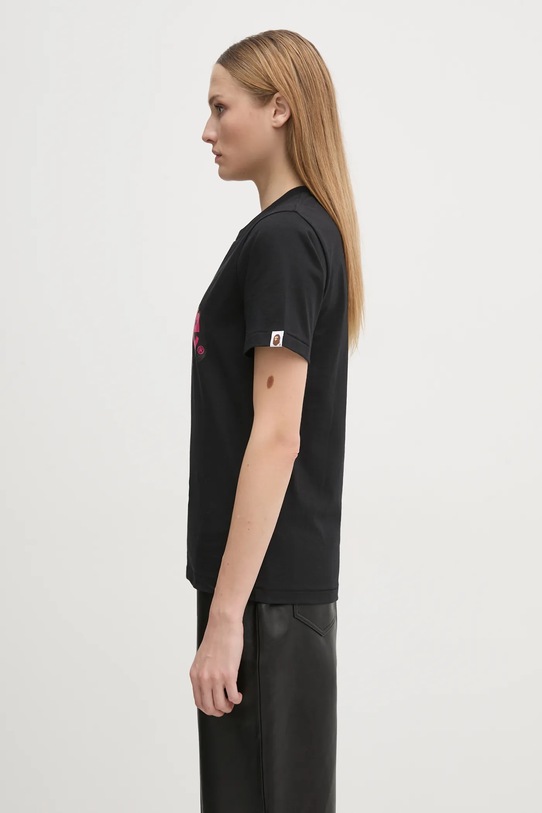 A Bathing Ape cotton t-shirt BABY LISA ON BAPE TEE 2K80210115 black AW24