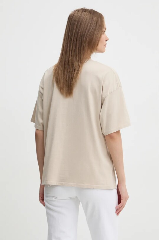 Îmbrăcăminte Rip Curl tricou din bumbac SLOW DOWN 0D4WTE bej