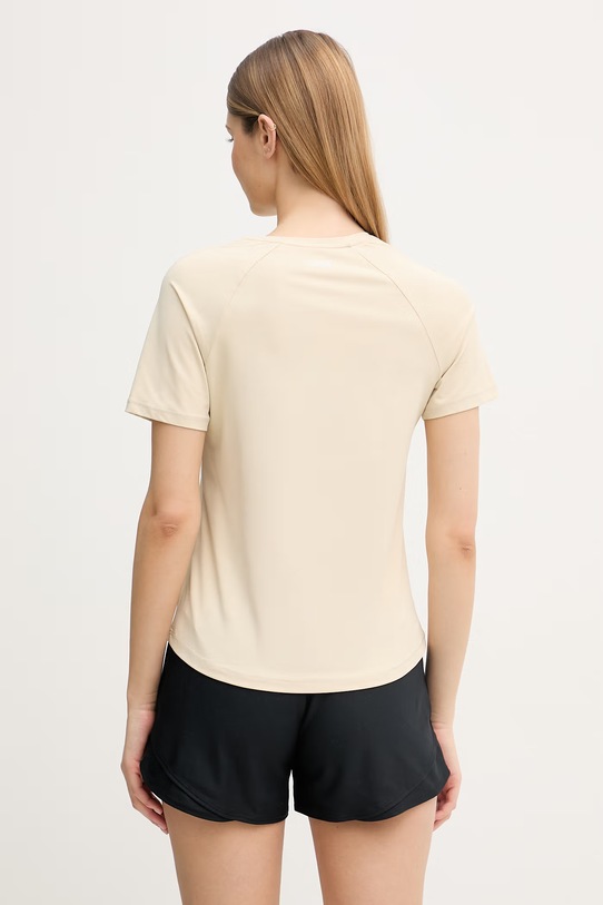 Ρούχα Casall t-shirt γυμναστικής γυναικείο Essential 24201 μπεζ