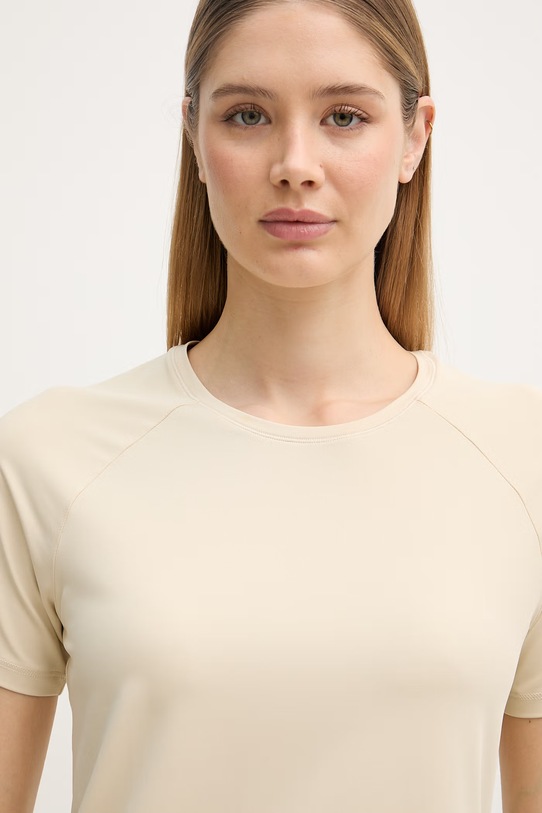 Casall t-shirt γυμναστικής γυναικείο Essential μπεζ 24201