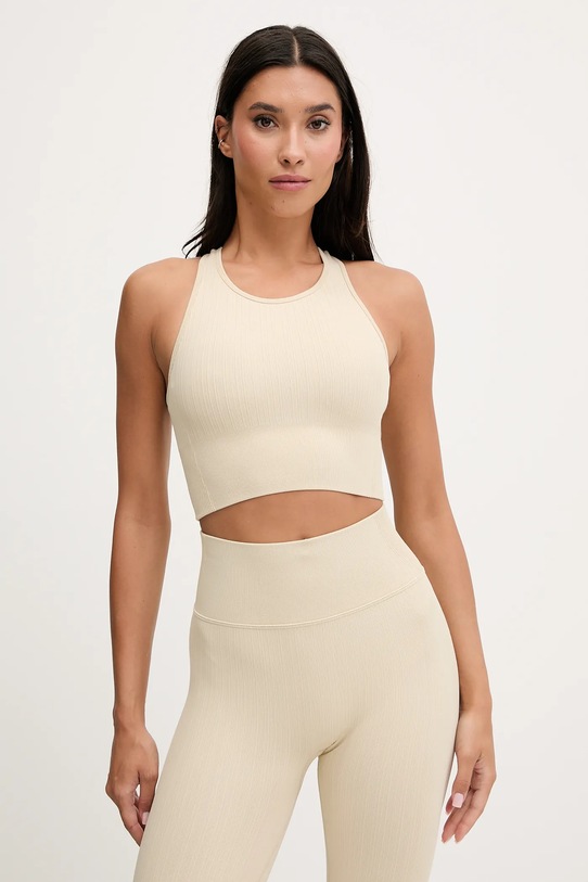Бюстгальтер для йоги Casall Multi Rib бежевий 24130