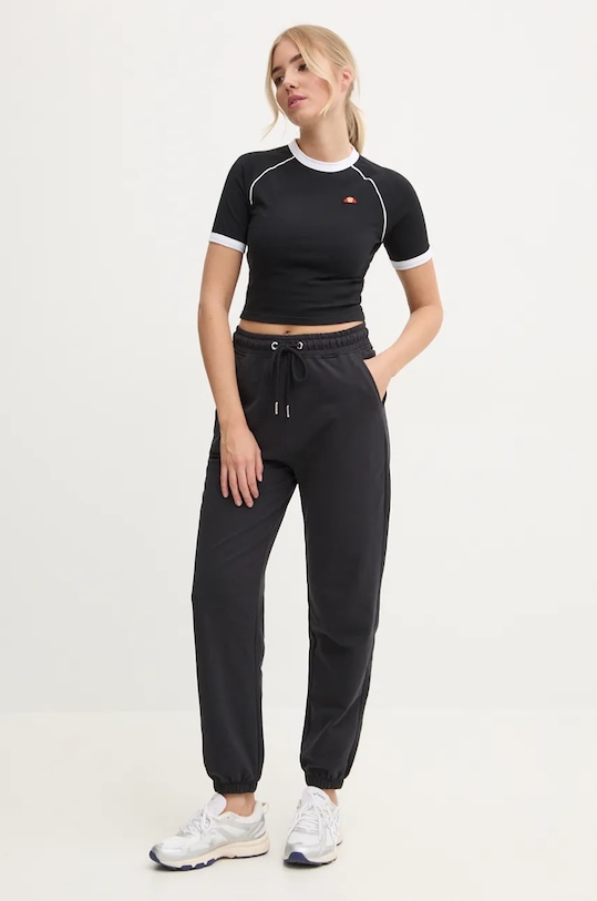 Majica kratkih rukava Ellesse CHEVALIER SGX20927 crna AW24