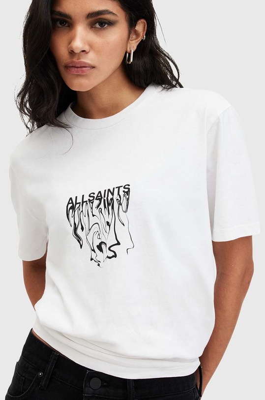 Бавовняна футболка AllSaints INKSAINTS BF TEE білий W104JB