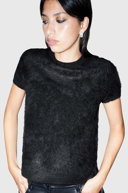 Vlněné tričko AllSaints REBEL TEE W118KB