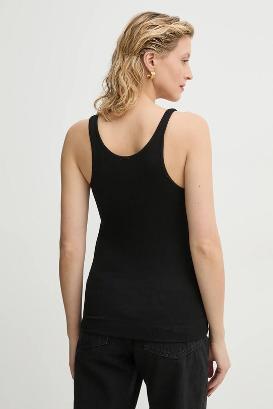 Îmbrăcăminte By Malene Birger top din bumbac ANISA Q71679010Z negru