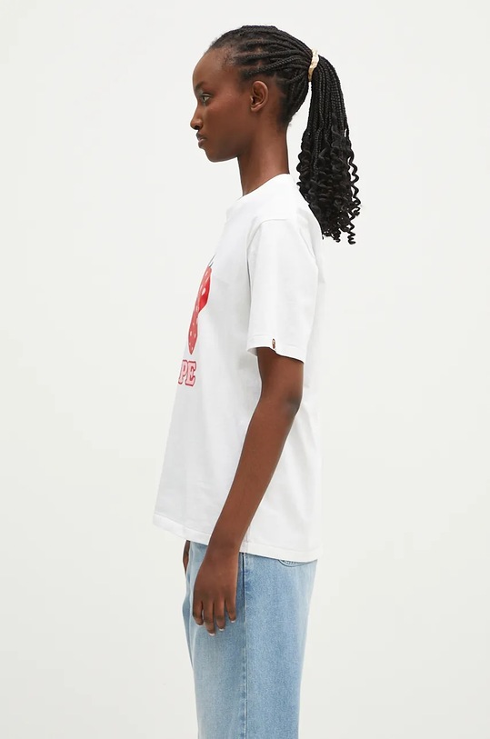 A Bathing Ape cotton t-shirt Bape Strawberry 1K80210115 white AW24