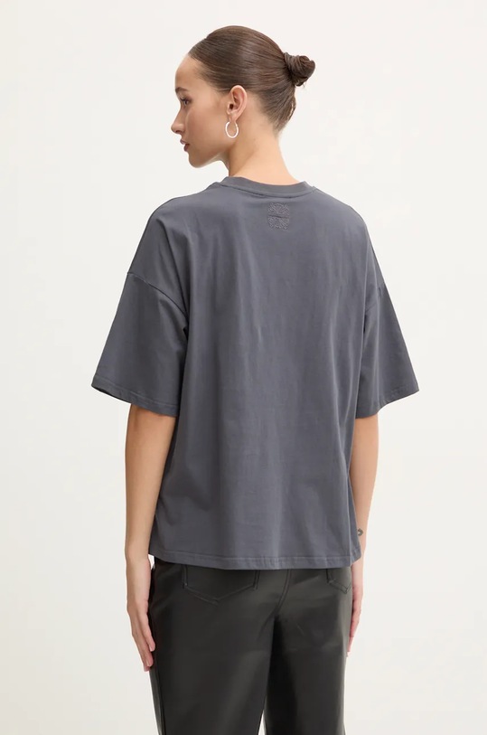 Îmbrăcăminte Never Fully Dressed tricou din bumbac Charcoal Midnight Romance Tee NFDTO1374 gri