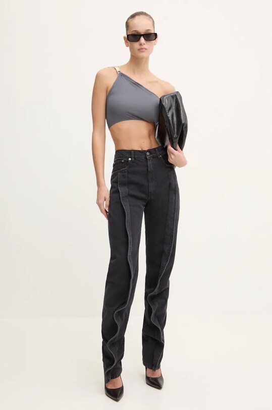 Топ Rick Owens Lilies LI02D5192RV сірий AW24