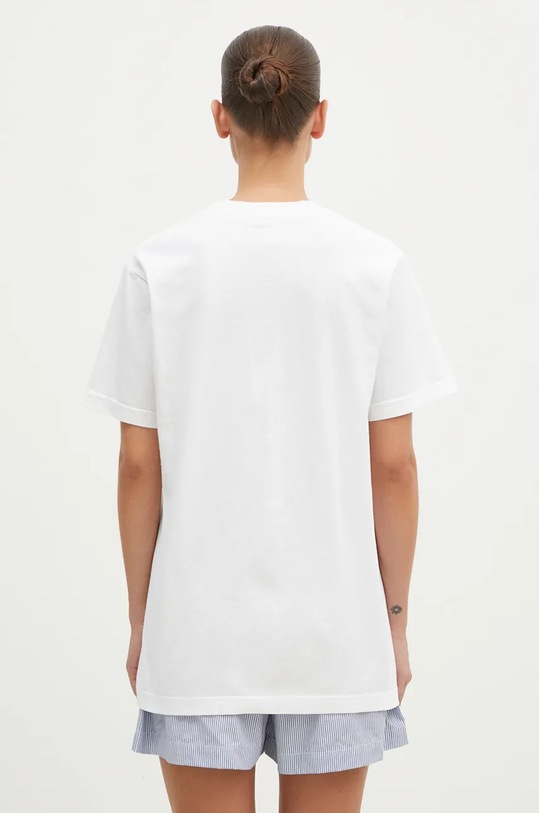 Clothing Sporty & Rich cotton t-shirt Running Man TO042S409RW white