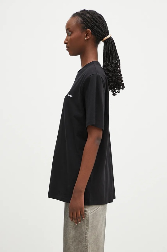 Rotate t-shirt in cotone Light Oversized 112880100 nero AW24