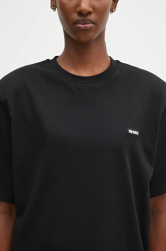 Rotate t-shirt in cotone Light Oversized nero 112880100