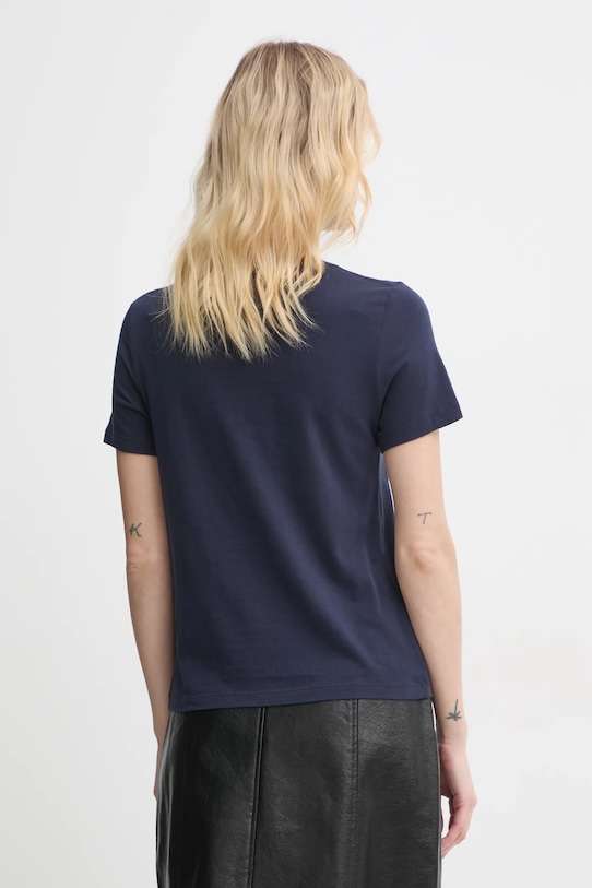 Odzież G-Star t-shirt bawełniany D25064.A870 granatowy