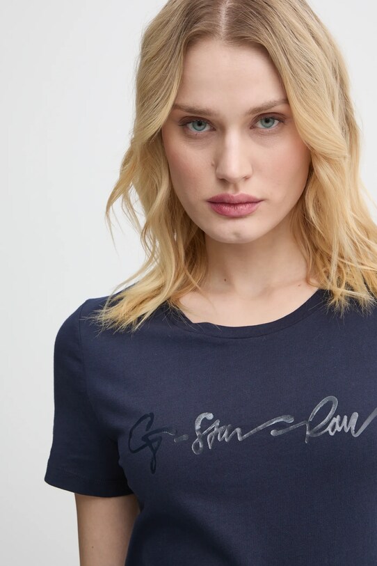 G-Star tricou din bumbac bleumarin D25064.A870