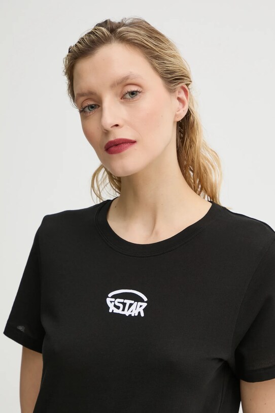 G-Star tricou din bumbac negru D26417.C954