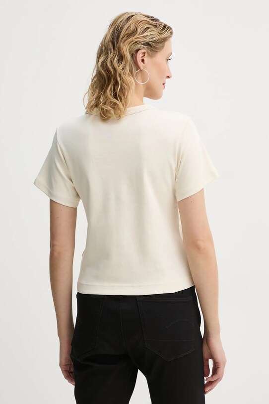 Îmbrăcăminte G-Star tricou din bumbac D26423.C812 bej