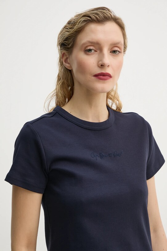 G-Star tricou din bumbac bleumarin D26423.C812