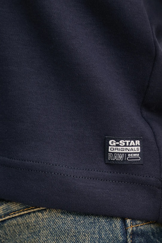 G-Star t-shirt bawełniany D26423.C812 granatowy