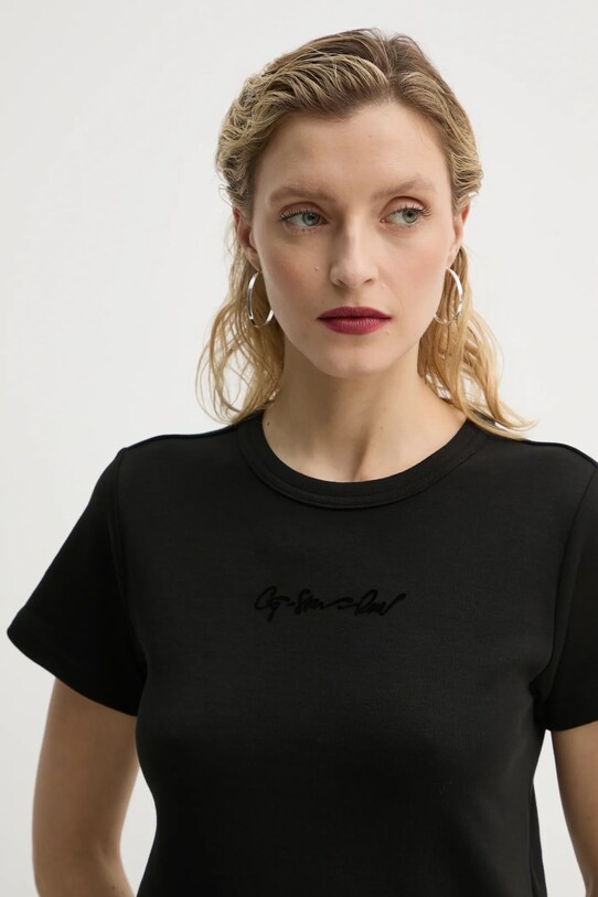G-Star tricou din bumbac negru D26423.C812