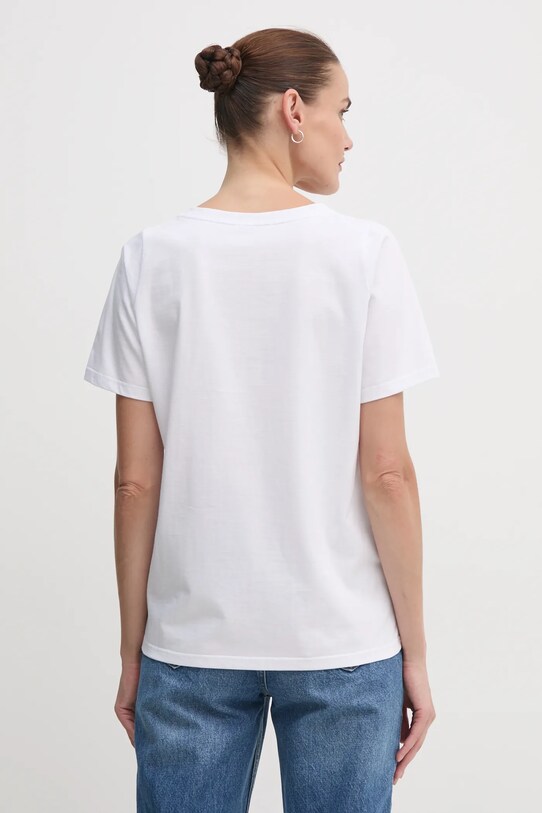 Дрехи Памучна тениска Drivemebikini Sole Mare 2025.DRV.002.WHN бял