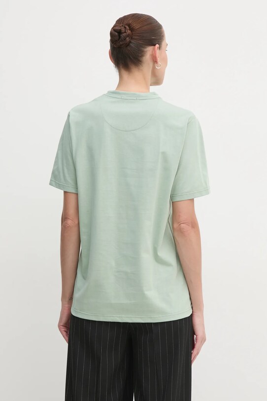 Odzież Drivemebikini t-shirt bawełniany Sole Mare Vacanze 2025.DRV.004.LG zielony