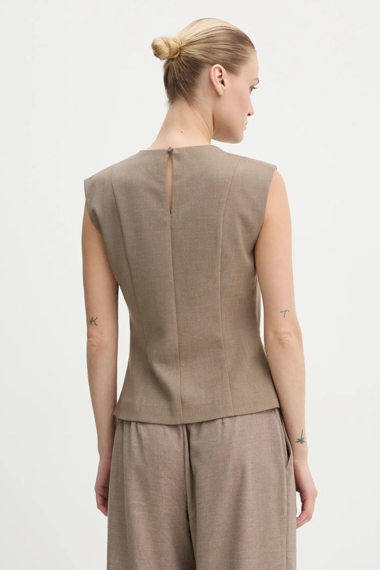 Odzież Abercrombie & Fitch bluzka KI140.4498.411 brązowy